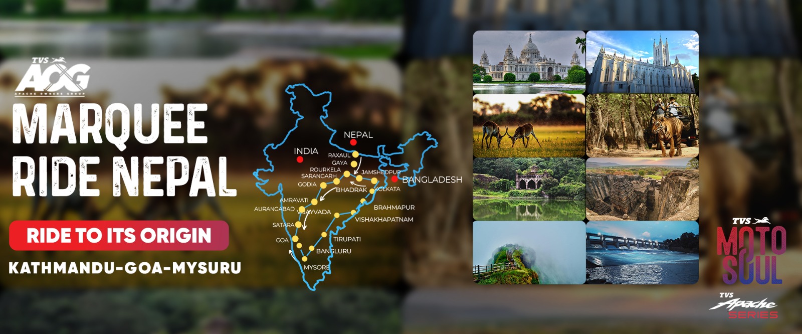 Apache Owners Group (AOG) Marquee Ride Itinerary